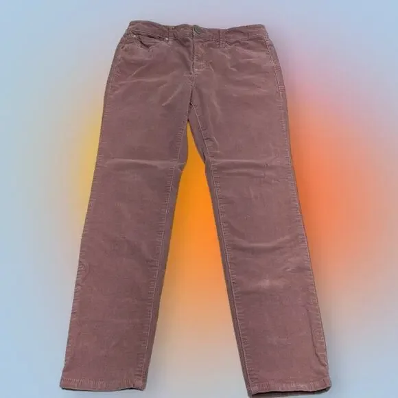 SEVEN7 Women’s 8 Dusty Pink ULTRA HIGH RISE Corduroy Jeans - Picture 3 of 5